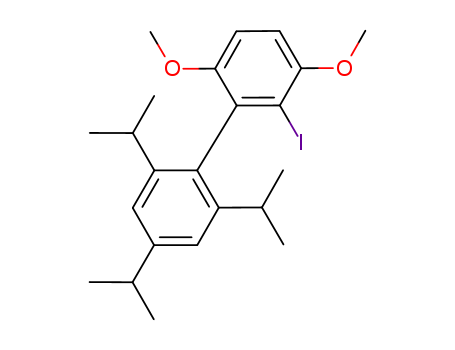 2-IODO-2',4',6'-TRIISOPROPYL-3,6-DIMETHOXY-1,1'-BIPHENYL  CAS NO.1070663-76-1