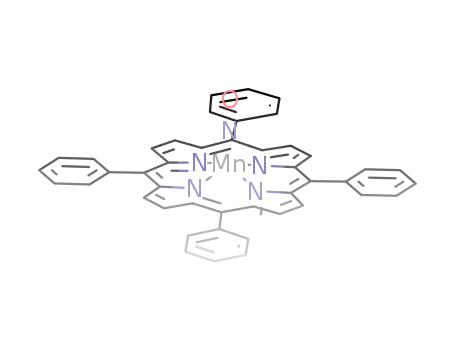 Molecular Structure of 54438-77-6 (manganese(II) meso-tetraphenylporphyrinate mononitrosyl complex)