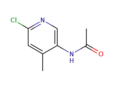 Molecular Structure of 6635-92-3 (N-(6-chloro-4-methyl-pyridin-3-yl)acetamide)