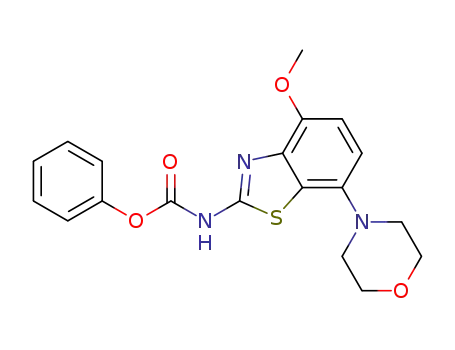 phenyl (4-methoxy-7-morpholin-4-yl-benzo[d]thiazol-2-yl)carbamate