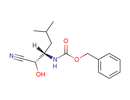 Carbamic acid, [1-(cyanohydroxymethyl)-3-methylbutyl]-, phenylmethyl
ester