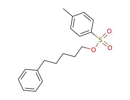Molecular Structure of 109398-68-7 (Benzenepentanol, 4-methylbenzenesulfonate)