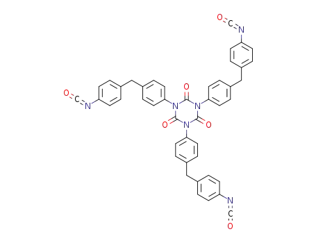 Molecular Structure of 31142-88-8 (1,3,5-Triazine-2,4,6(1H,3H,5H)-trione,
1,3,5-tris[4-[(4-isocyanatophenyl)methyl]phenyl]-)