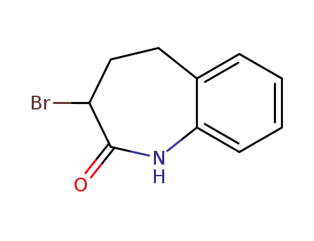 Molecular Structure of 86499-96-9 (3-Bromo-2,3,4,5-tetrahydro-2H-benzo[b]azepin-2-one)