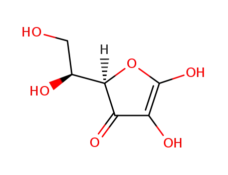 Molecular Structure of 78619-96-2 (Vitamin C)