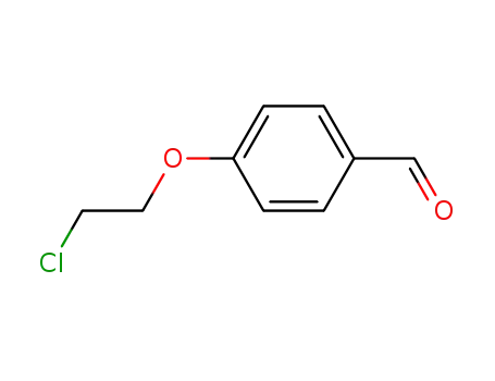 Molecular Structure of 54373-15-8 (4-(2-CHLOROETHOXY)BENZALDEHYDE)