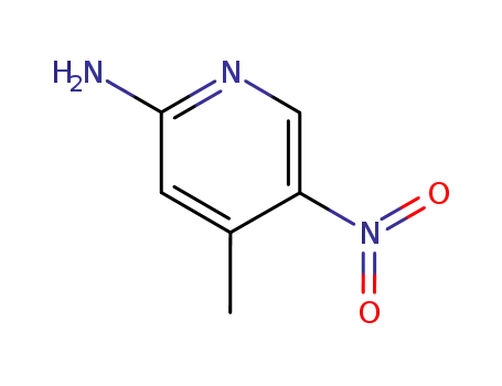 Molecular Structure of 21901-40-6 (2-Amino-5-nitro-4-picoline)