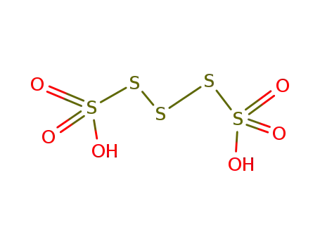 Molecular Structure of 14700-26-6 (Pentathionic acid)