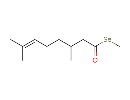 Molecular Structure of 130350-93-5 (Se-methyl citronellselenoate)