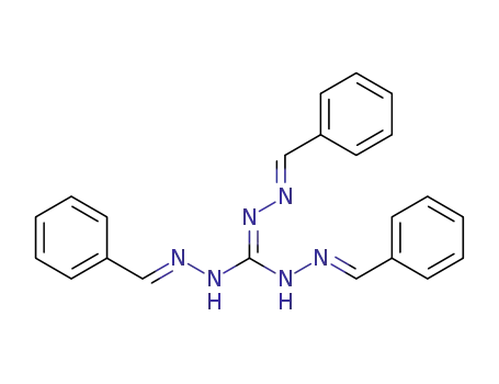 Molecular Structure of 102598-99-2 (<i>N</i>,<i>N</i>',<i>N</i>''-tris-benzylidenamino-guanidine)