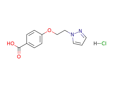 4-[2-(1-Pyrazolyl)ethoxy]benzoic Acid Hydrochloride