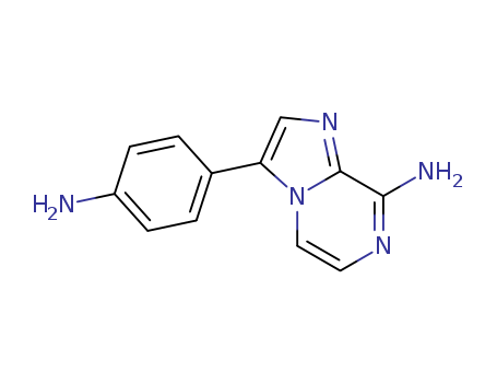 Imidazo[1,2-a]pyrazin-8-amine, 3-(4-aminophenyl)-