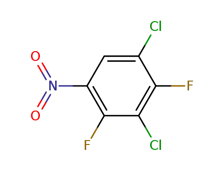 Molecular Structure of 15952-70-2 (2,4-Difluoro-3,5-dichloronitrobenzene)