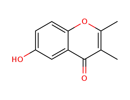 Molecular Structure of 103988-07-4 (6-hydroxy-2,3-dimethyl-chromen-4-one)