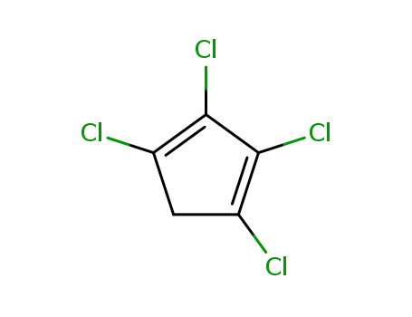 Molecular Structure of 695-77-2 (TETRACHLOROCYCLOPENTADIENE)
