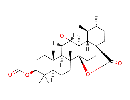 3β-(acetyloxy)-11α,12α-epoxy-14α-hydroxyurs-28-oic acid δ-lactone