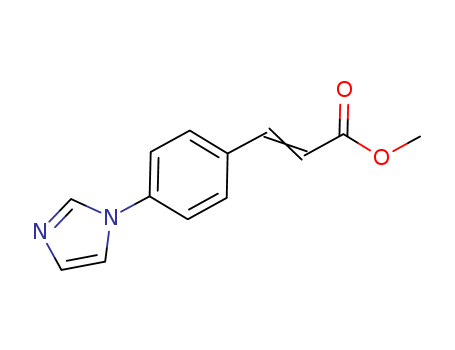 methyl 3-[4-(imidazol-1-ylmethyl)phenyl]prop-2-enoate manufacture