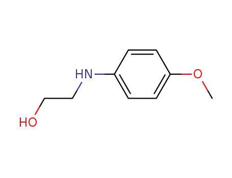 Molecular Structure of 2933-77-9 (Ethanol, 2-[(4-methoxyphenyl)amino]-)