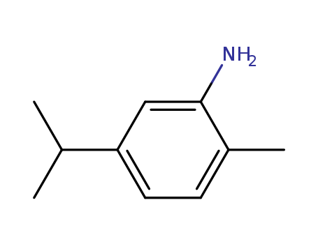 Benzenamine,2-methyl-5-(1-methylethyl)- cas  2051-53-8