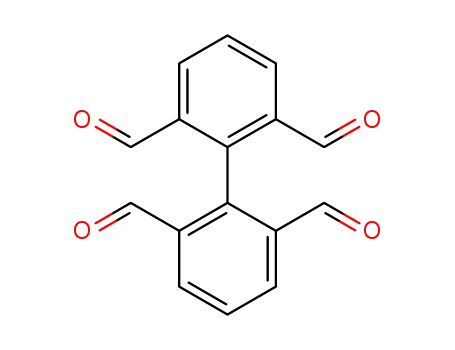 Molecular Structure of 4371-26-0 (1,1'-Biphenyl-2,2',6,6'-tetracarboxaldehyde)
