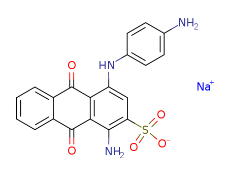 1-amino-4-(4-aminoanilino)-9,10-dioxoanthracene-2-sulfonic acid