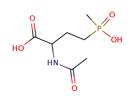 Molecular Structure of 73634-73-8 (GLUFOSINATE-N-ACETYL)