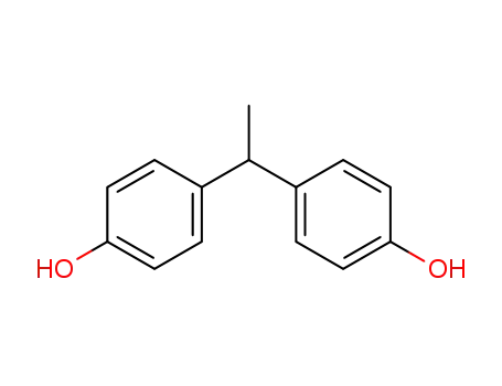 Molecular Structure of 2081-08-5 (4,4'-ETHYLIDENEBISPHENOL)