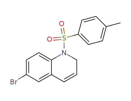 Molecular Structure of 333383-90-7 (6-bromo-1-(toluene-4-sulfonyl)-1,2-dihydro-quinoline)
