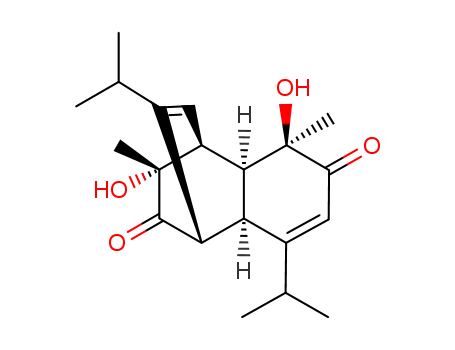 1,4-Ethanonaphthalene-6,10(4H)-dione, 4,4a,5,8a-tetrahydro-5,9-dihydroxy-5,9-dimethyl-2,8-bis(1-methylethyl)-, (1S,4S,4aS,5R,8aR,9R)-