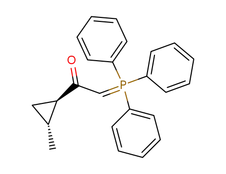Ethanone, 1-(2-methylcyclopropyl)-2-(triphenylphosphoranylidene)-,
trans-
