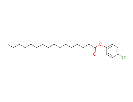 Molecular Structure of 83491-07-0 (Hexadecanoic acid, 4-chlorophenyl ester)