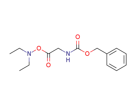 Molecular Structure of 3079-61-6 (O-(N-Benzyloxycarbonyl-glycin)-N,N-diethyl-hydroxylamin)