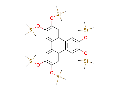 Molecular Structure of 244091-61-0 (2,3,6,7,10,11-Hexakis-trimethylsilanyloxy-triphenylene)