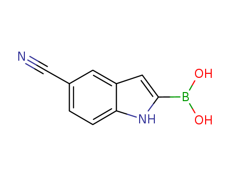 Boronic acid,B-(5-cyano-1H-indol-2-yl)-