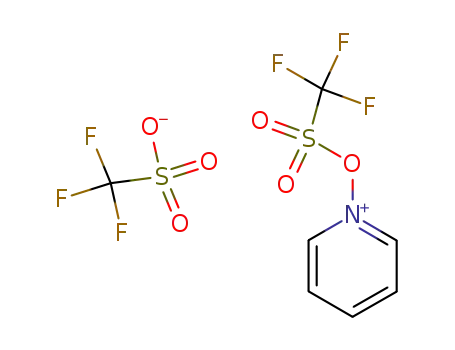 Molecular Structure of 93743-67-0 (N-(trifluoromethylsulfonyloxy)pyridinium trifluoromethanesulfonate)