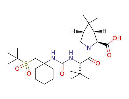 (1R,2S,5S)-3-((S)-2-(3-(1-(tert-butylsulfonylMethyl)cyclohexyl)ureido)-3,3-diMethylbutanoyl)-6,6-diMethyl-3-azabicyclo[3.1.0]hexane-2-carboxylic acid