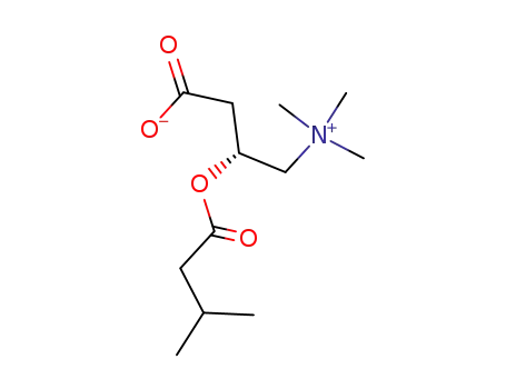 Molecular Structure of 31023-24-2 (3-(3-methylbutanoyloxy)-4-trimethylammonio-butanoate)