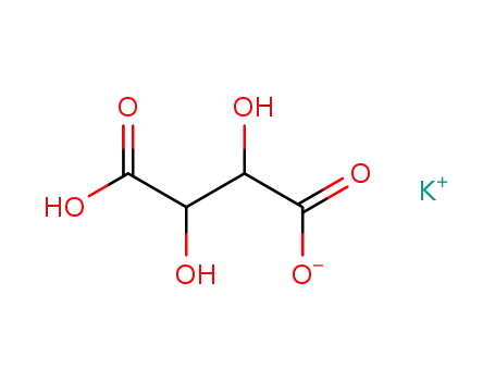 Molecular Structure of 147-78-4 (dipotassium (R*,R*)-()-tartrate)