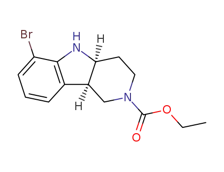 ethyl(4aS,9bR)-6-bromo-1,3,4,4a,5,9b-hexahydro-2H-pyrido[4,3-b]indole-2-carboxylate