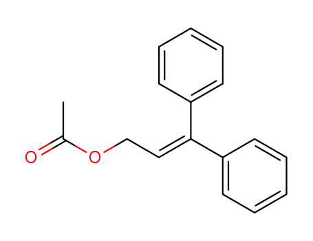 Molecular Structure of 29555-29-1 (2-Propen-1-ol, 3,3-diphenyl-, acetate)