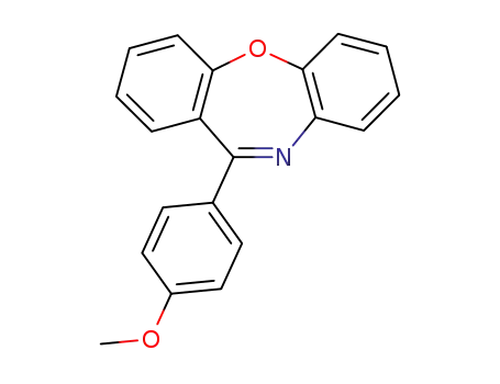 Molecular Structure of 124293-56-7 (11-(4-methoxyphenyl)dibenz<b,f><1,4>oxazepine)