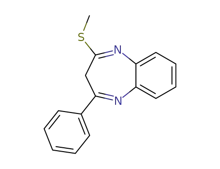 3H-1,5-Benzodiazepine, 2-(methylthio)-4-phenyl-