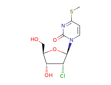 URIDINE, 2'-CHLORO-2'-DEOXY-4-S-METHYL-4-THIO-