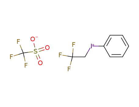 Molecular Structure of 100422-07-9 (2,2,2-trifluoroethyl(phenyl)iodonium trifluoromethanesulfonate)