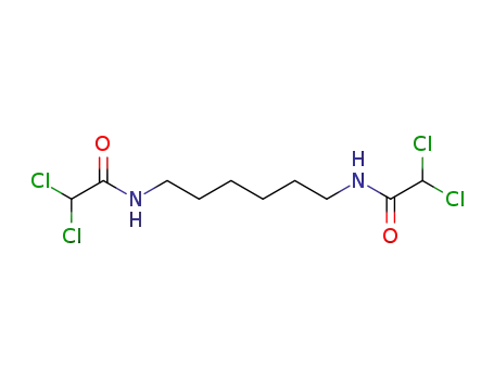 Molecular Structure of 17704-98-2 (2,2-dichloro-N-[6-[(2,2-dichloroacetyl)amino]hexyl]acetamide)