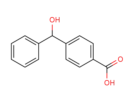 Molecular Structure of 579-52-2 (4-[hydroxy(phenyl)methyl]benzoic acid)