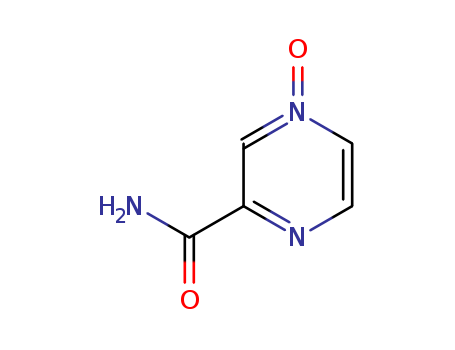 4-Oxidopyrazine-2-carboxamide