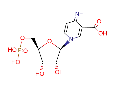 Molecular Structure of 65411-71-4 ((4E)-4-imino-1-(5-O-phosphono-beta-D-ribofuranosyl)-1,4-dihydropyridine-3-carboxylic acid)