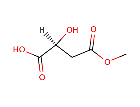 Molecular Structure of 66178-02-7 (Malic acid 4-Me ester)
