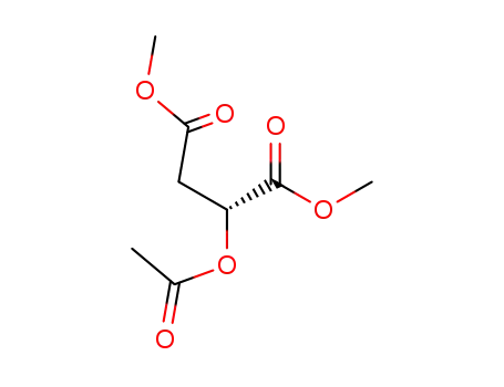 Molecular Structure of 72229-29-9 ((R)-2-Acetoxy-bernsteinsaeuredimethylester)